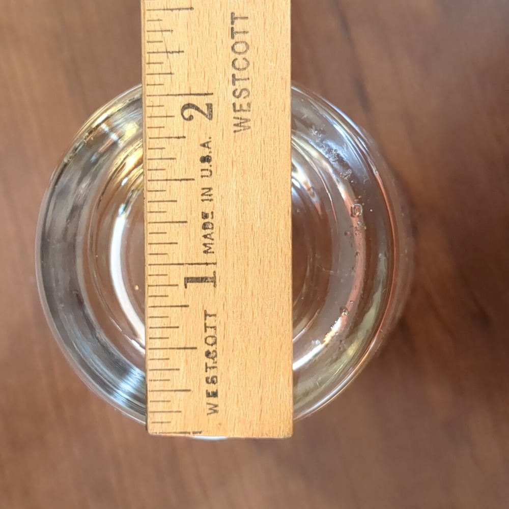 Etched Rose Pattern Rocks Glasses - Picture 9 of 9